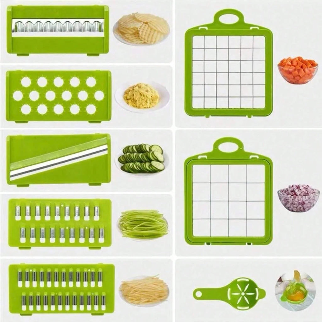 16-in-1 Vegetable Chopper with Storage