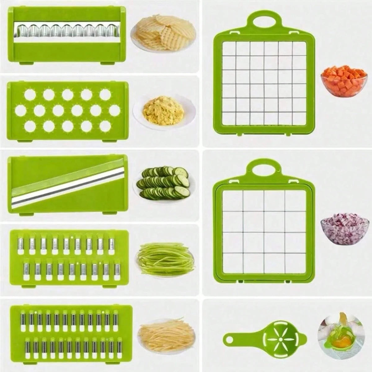 16-in-1 Vegetable Chopper with Storage