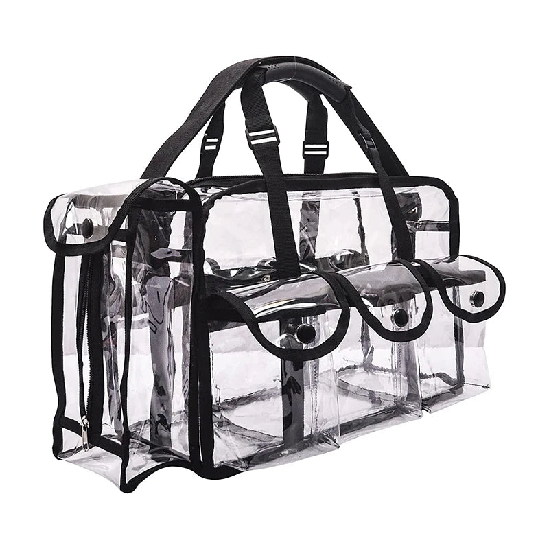 Men's Women's Cosmetic Bag Transparent Waterproof Large-Capacity Lipstick Toiletries Skin Care Products Organizer Makeup Bag