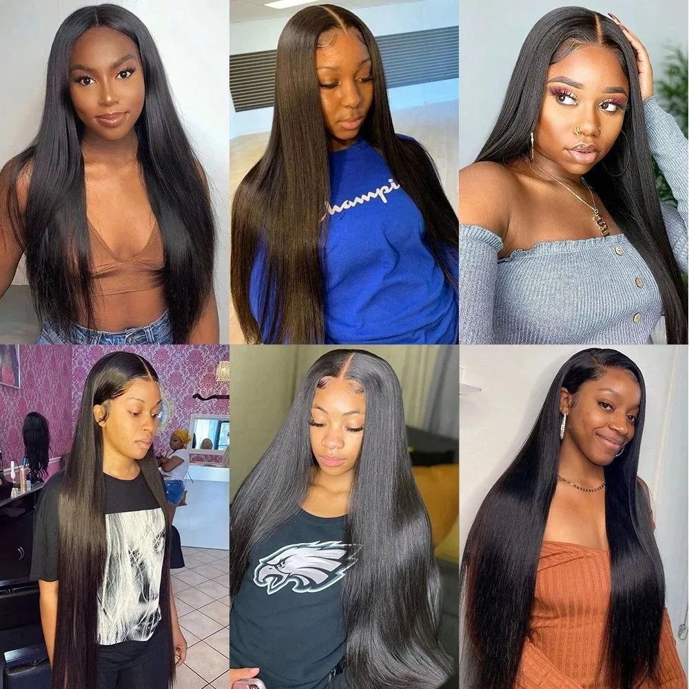 30-Inch Bone Straight Lace Front Wig