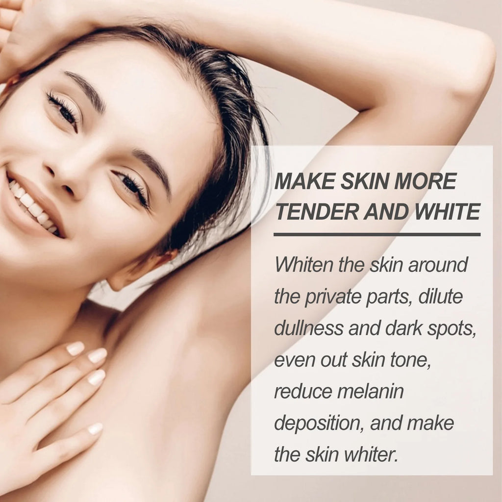 Body Bleaching Set Private Parts Lightening Snow Bleach Intimate Areas Whitening Pigmentation Melanin Brighten Skin Care Product