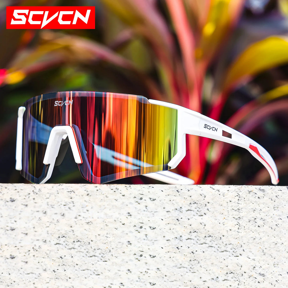 Scvcn New Outdoor Cycling Sunglasses Men Road Driving Bike