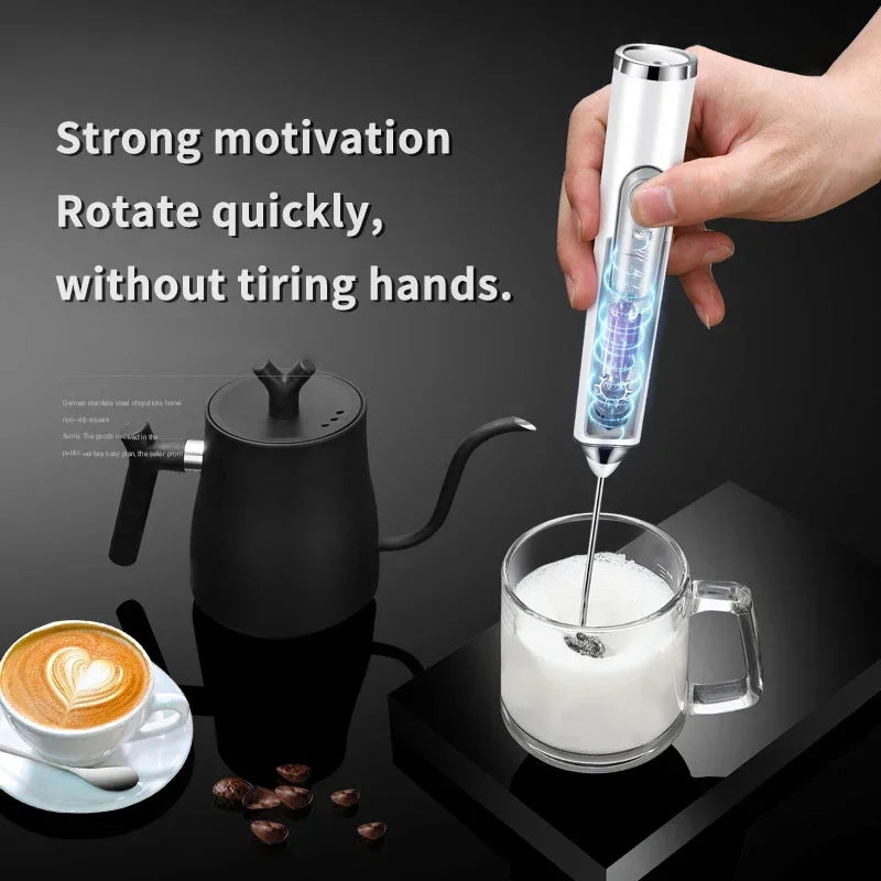 Cordless Home Kitchen Gadgets Electric Kitchens Accessories Milk Mixer Frother Mini Coffee Egg Beater Beating Tools Dining Bar