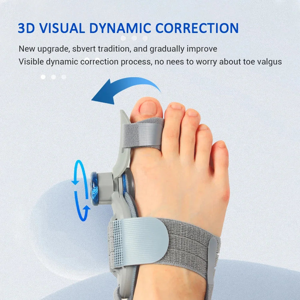 Bunion Splint Big Toe Straightener Hallux Valgus Correction Orthotics Foot Bone Thumb Adjuster Correction Bunions Corrector