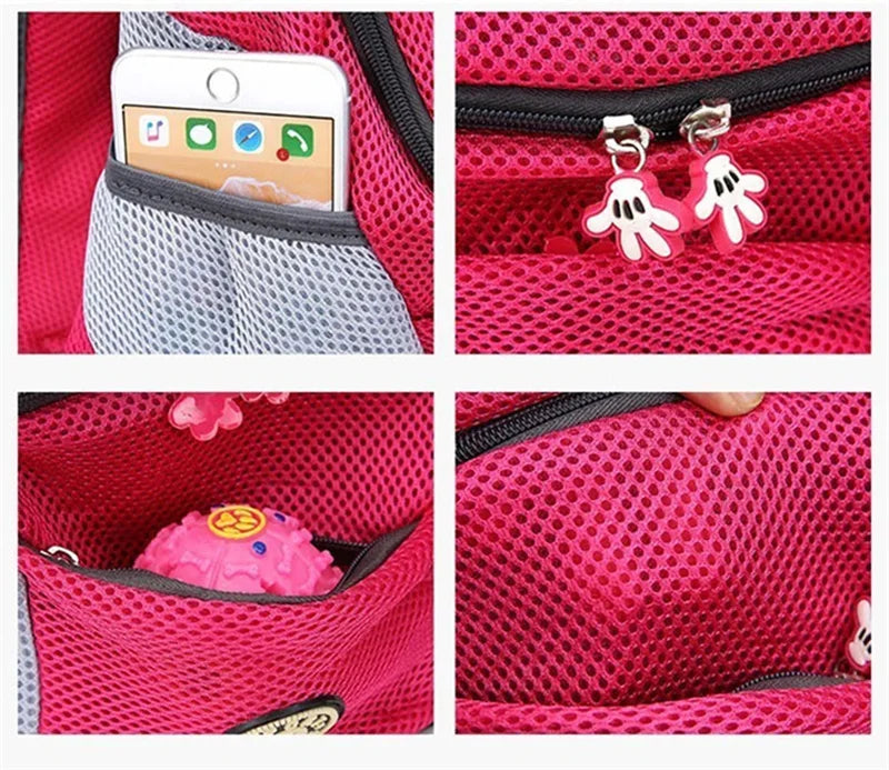 Foldable chest bag, pet bag, outdoor backpack, portable cat backpack for travel, breathable pet backpack for dogs