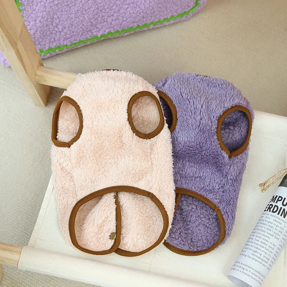 Luxury Pet Cat Costume Clothes for Cats Winter Kitten Sphynx Sweatshirt Puppy Fleece Vest Warm Jacket Coat Small Dogs Clothing