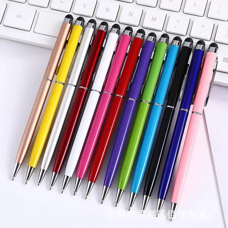20-200 Pens Each Pack Mini Metal 2-In-1 Stylus Universal Ballpoint