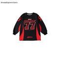 Boys Hip Hop Sweatshirt Shiny Vest Street Dance Cargo Pants Girls K-pop Clothes Set Kids Jazz Red Costumes Children Streetwear