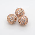 Beads for Jewelry Making Gold Silver Color Accessories Paved