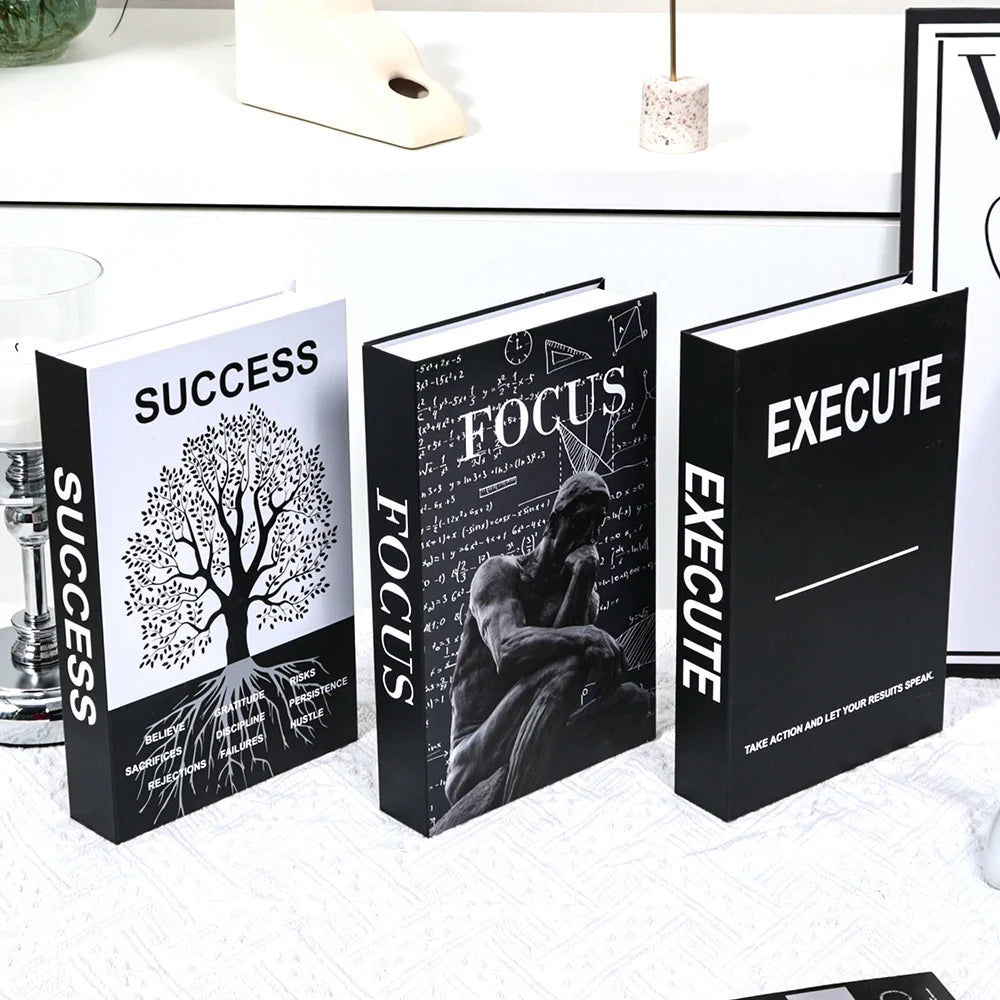 3Pcs Foldable Fashion Fake Books Living Room Decoration Designer Books Coffee Table Ornaments Club Hotel Room Villa Prop Books