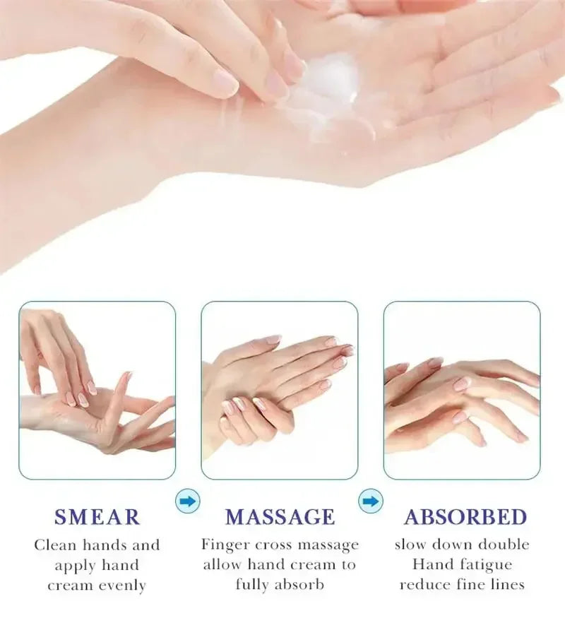 Wrinkle Removal Hand Cream Skin Soften Nourish Anti Drying Cracked Fade Fine Lines Whitening Moisturiz Repair Skin Care Products