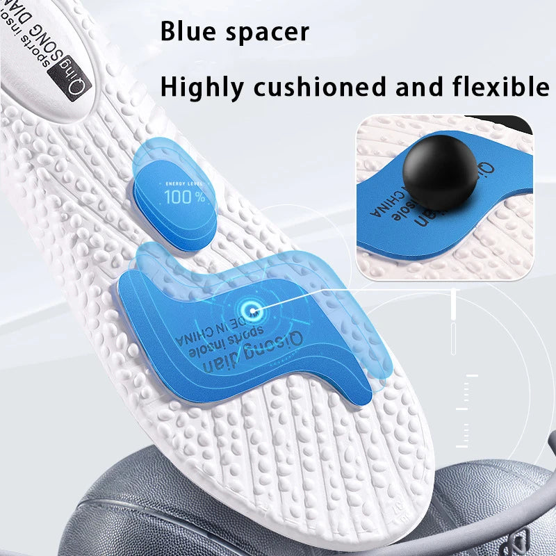 Sport Insoles For Shoes Men Woman Comfortable Running Insole for Feet Non-Slip Baskets Shoe Pads Arch Support Orthopedic Inserts