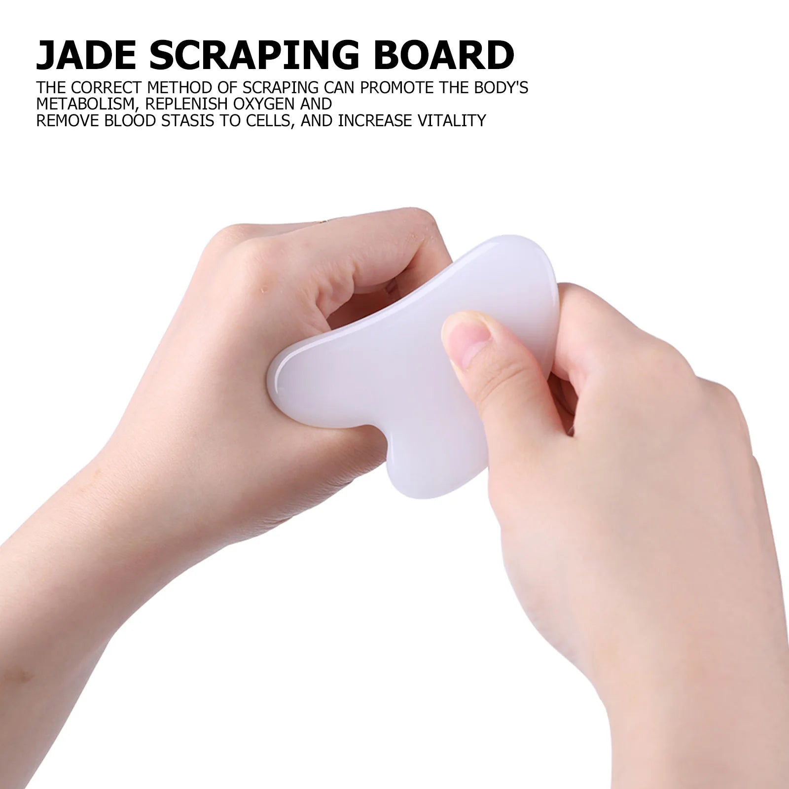 Gua Sha Natural Stone Resin Scraper Board Meridian Relaxation Face Massager Facial Tool For Body Slimming Massage Skin Care