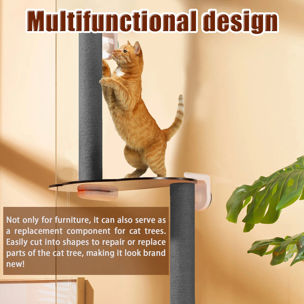 2M Cat Scratch Protector Self-adhesive Trimmable Sofa Protection Artifact Durable Anti-cat Scratch Furniture Pads Cat Supplies