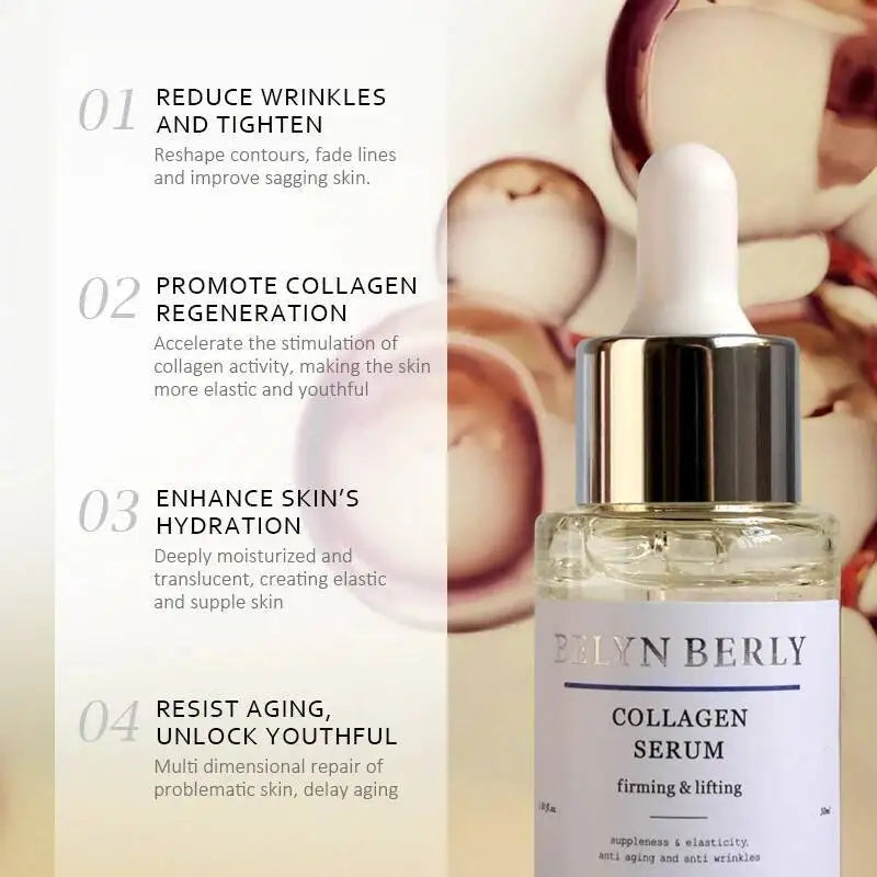 BELYN BERLY Retinol Serum + Collagen Face Serum 2PCS/Lot Moisturizing Retinol Facial Serum 30mL Skin Care Products