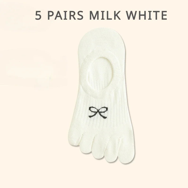 Wiggle Socks 5 Pairs Five Finger Socks - Cotton