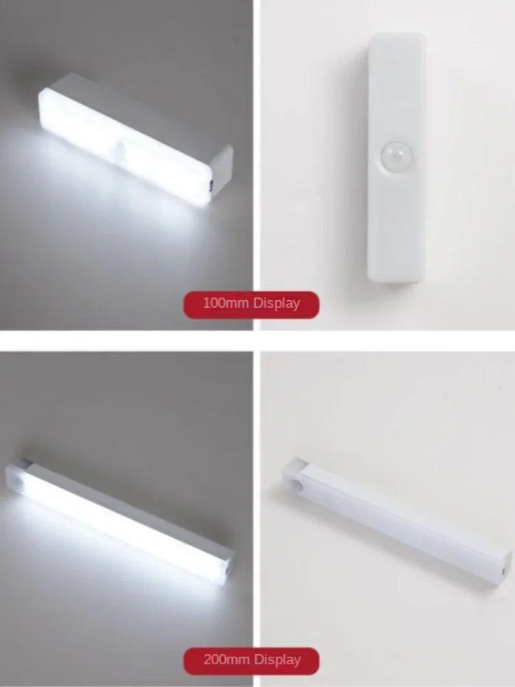 PIR Motion Sensor Portable Rechargeable Led Lamp Portable Indoor