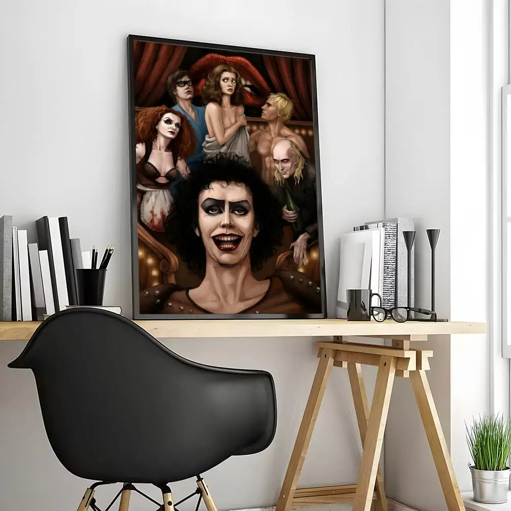 The Rocky Horror Picture Show Movie Painting Calligraphy Canvas Poster: Crease Free Waterproof Durable All Space Wall Decor