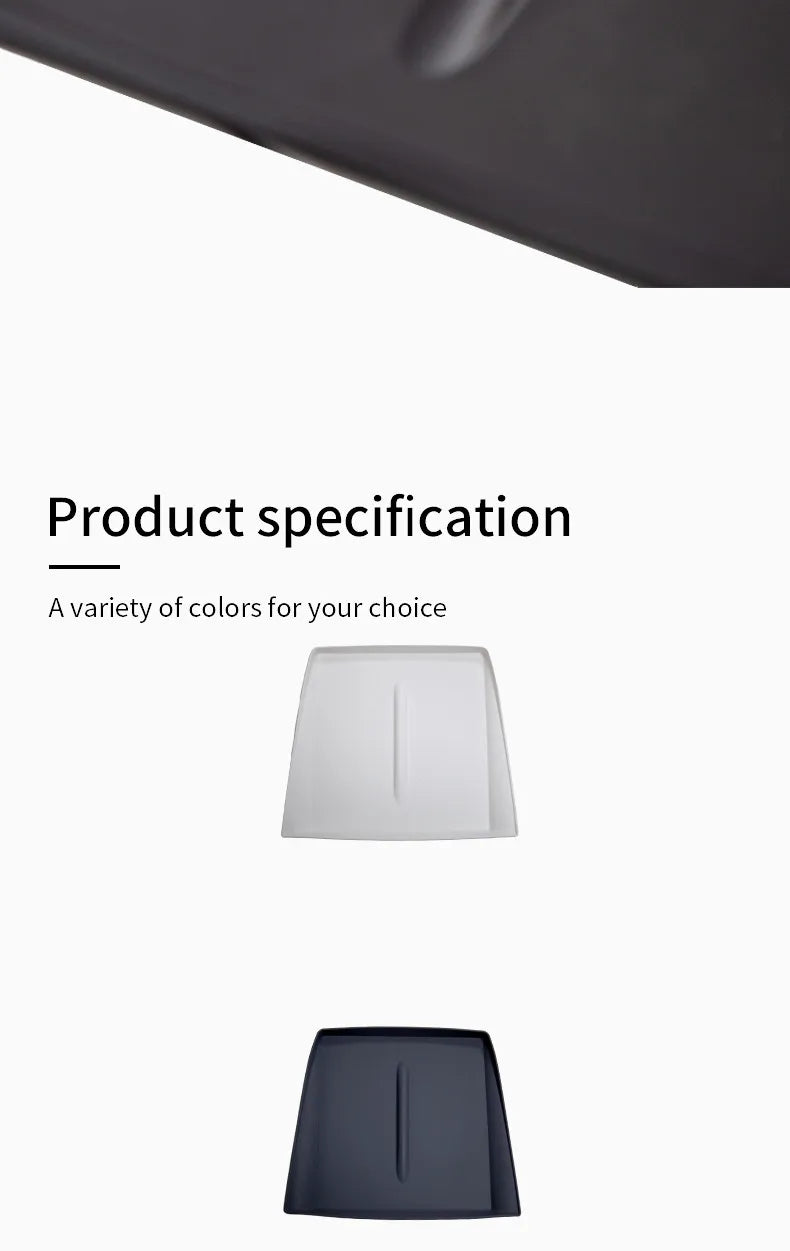 For Tesla Model 3 Highland 2024 Silicone Wireless Charger Pad Center Control Protector Non-slip Mat Car Interior Accessories
