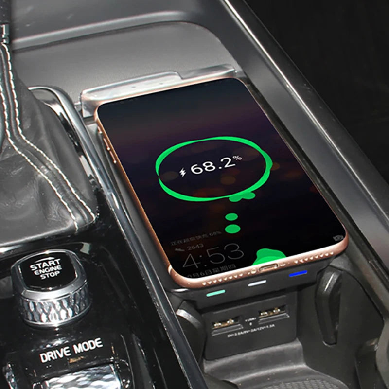 Car wireless charger for Volvo XC90 XC60 S90 V90 S60 V60 C60 wireless phone charger fast charger charging pad charging holder