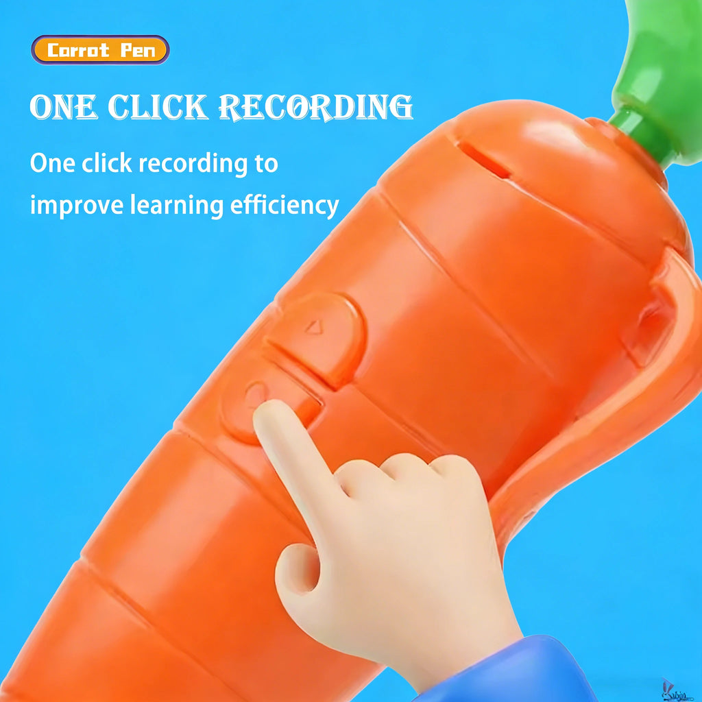Zootopia 2 Carrot Recorder Pen | Judy & Nick Style for Kids | 60s Mini Recorder | 2-in-1 Gel Pen Stationery