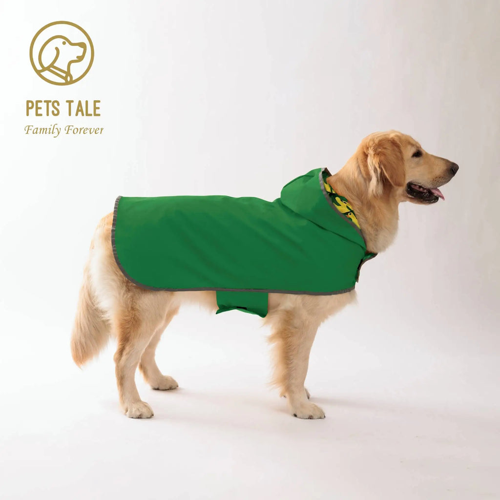 Keep Your Pup Dry &amp; Stylish: Double-layer Yellow Raincoat