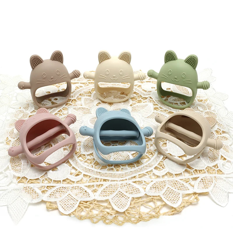Mother Kids 1Pcs Food Grade Baby Toys Silicone Teether