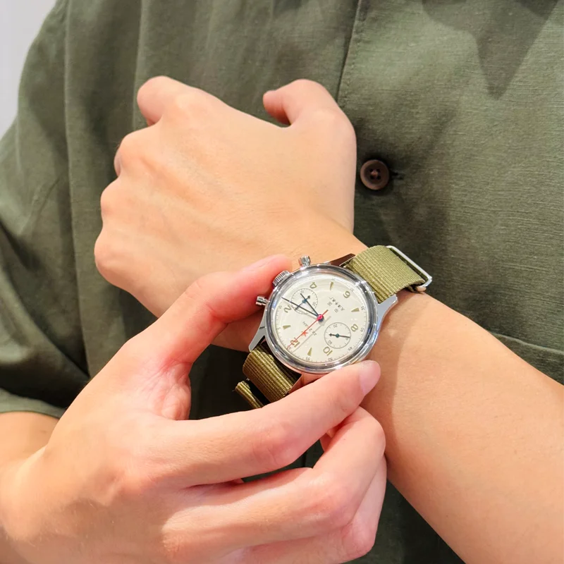 Seagull 1963 International Edition Watch for Men Chronograph Manual