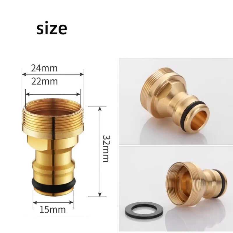 Universal Kitchen Faucet Adapter for Tap Connector Mixer Hose, Joiner Fitting and Pipe