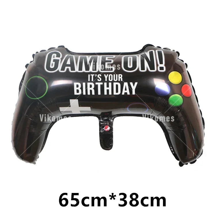 Fortnite Balloons Shooting Game Ballons Boy Girl Happy Birthday Banner Party Decoration Alpaca Llama Tableware Cake Topper Toy