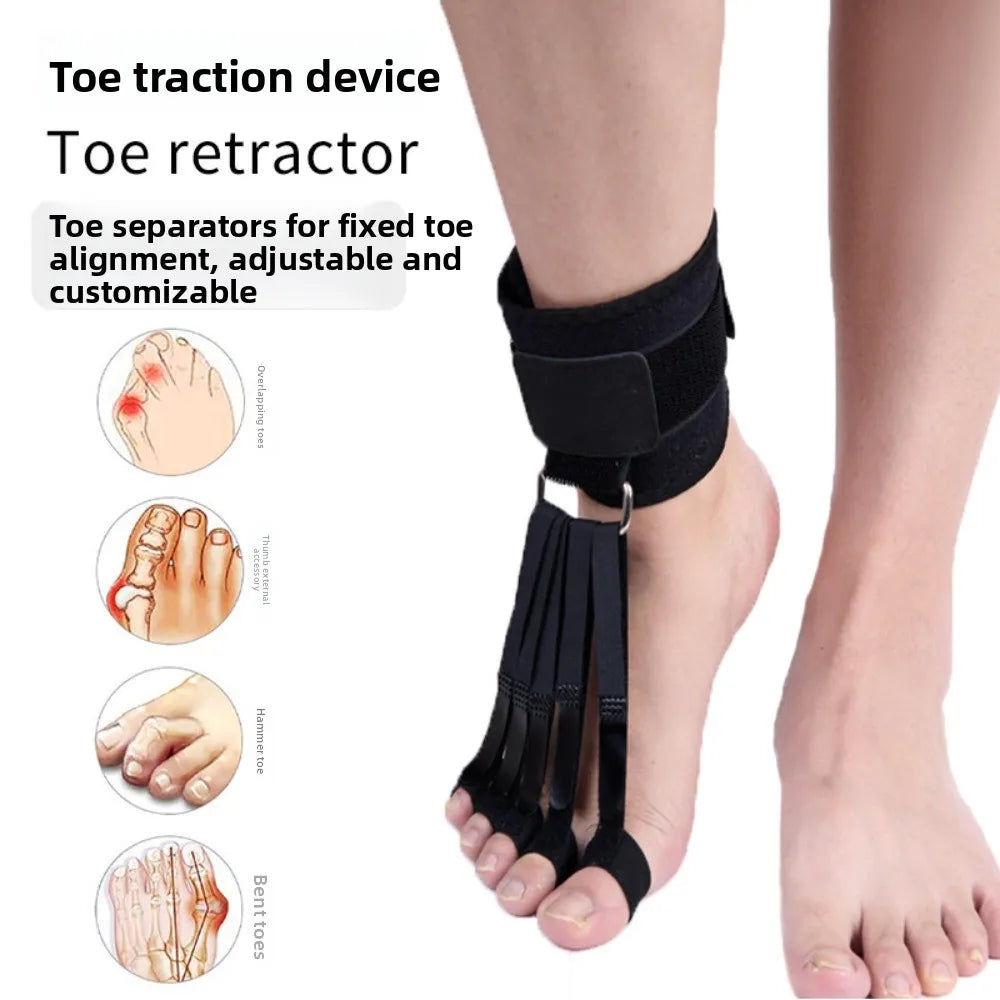 Hammer Toe Straightener Toe Stretcher Curled Toes Corrector Overlapping Toes Protector Sleeve Foot Pain Relief Soft Silicone