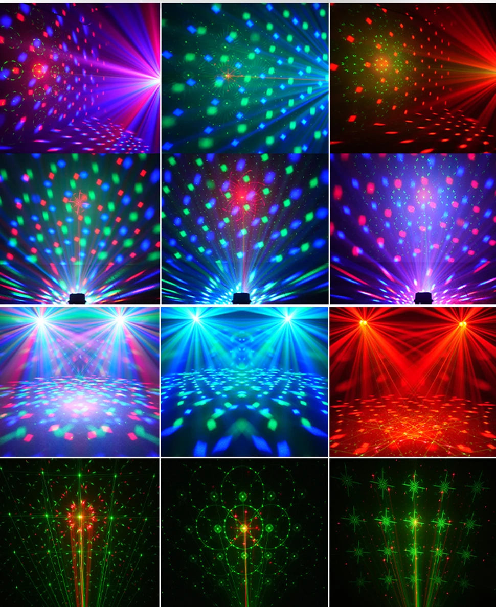 Sound-Activated DJ Disco Ball Stage Light