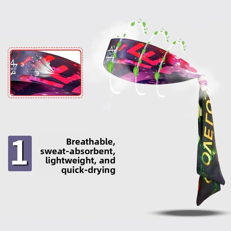 Sweat-Absorbing Sports Headband