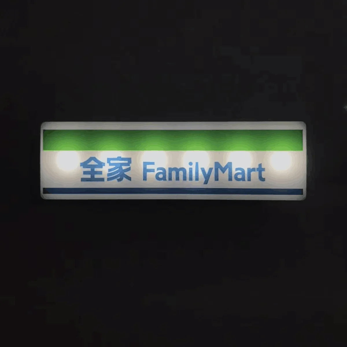 Fridge Magnet Convenience Store Night Light Glowing Signboard Miniature Room Decor Luxury Home Decor