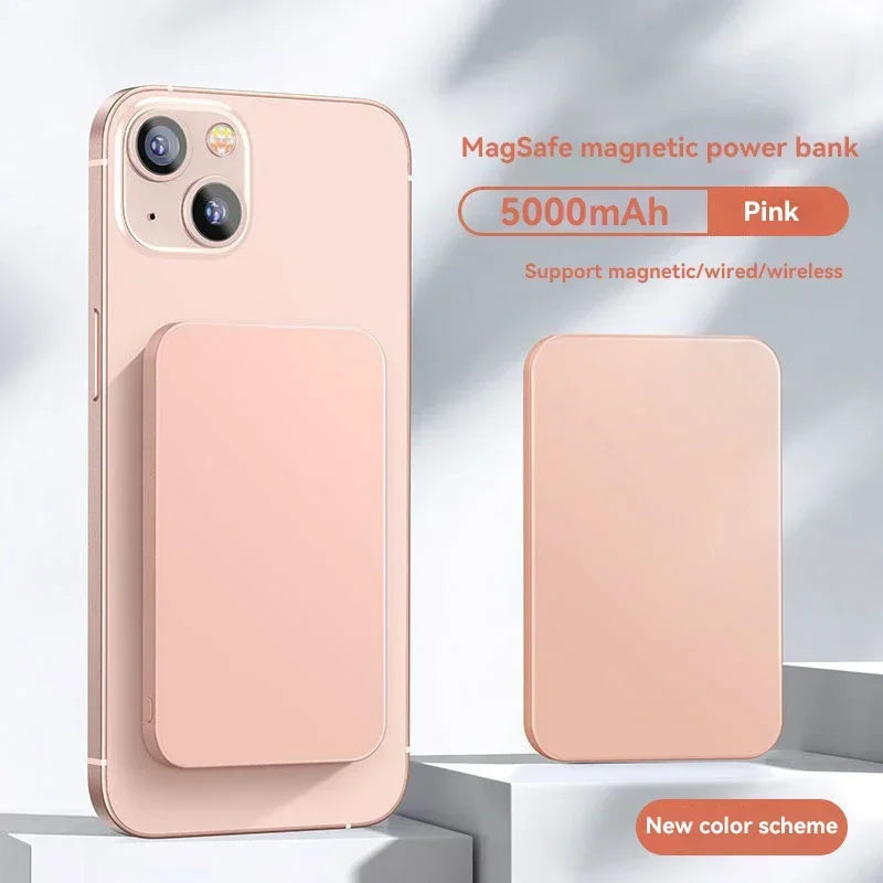 OnePlus 50000mAh Magnetic Power Bank, 22.5W PD Fast Charging Wireless Charger Portable Battery Pack with USB C Input Output