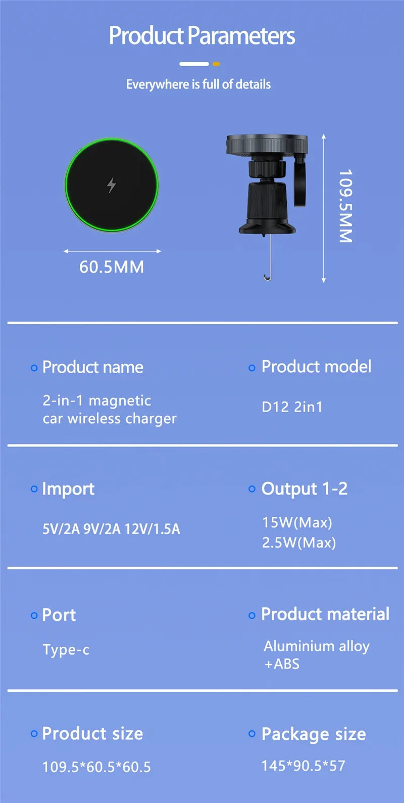 NEW 2 In 1 Magnetic Car Wireless Charger for Apple Watch IWatch 8 7 6 iPhone 15 14 13 12 Pro Max Car Fast Charging Holder Mount