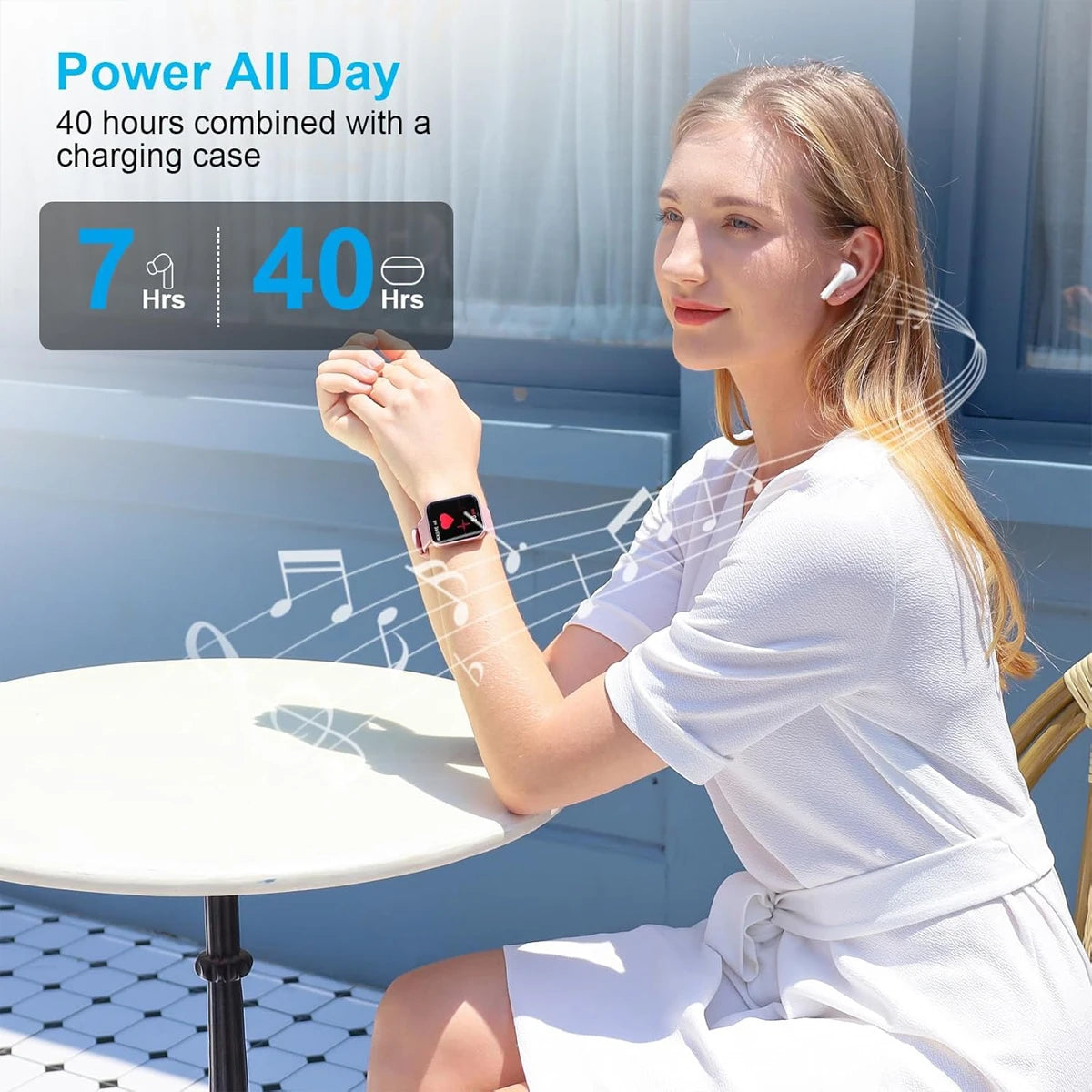 TWS Wireless Bluetooth Headphones - Sophisticated and Simple Design