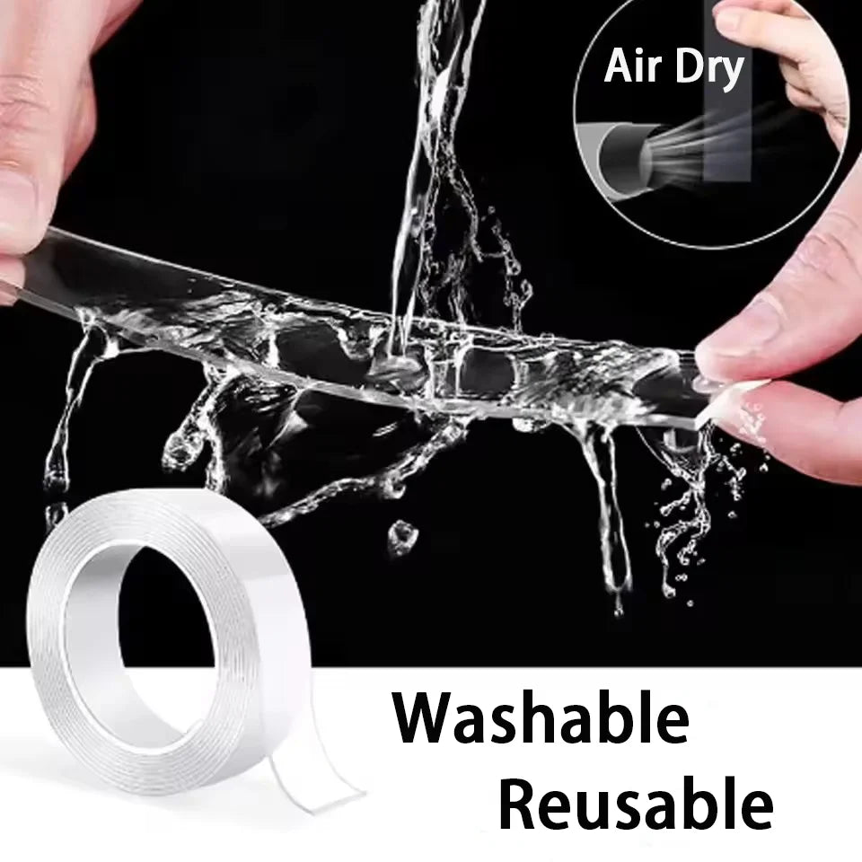 Reusable Double-Sided Nano Adhesive Tape