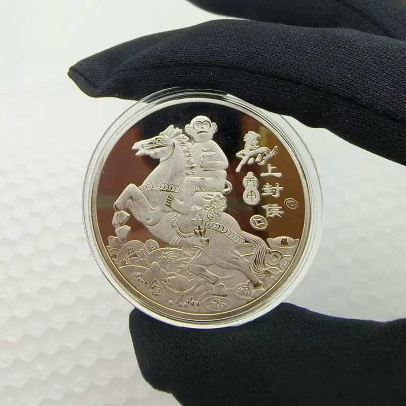 1PC  Metal Collection 2026 New Year Souvenir 40mm Chinese Coins Lucky Animal Horse Collectible Coins