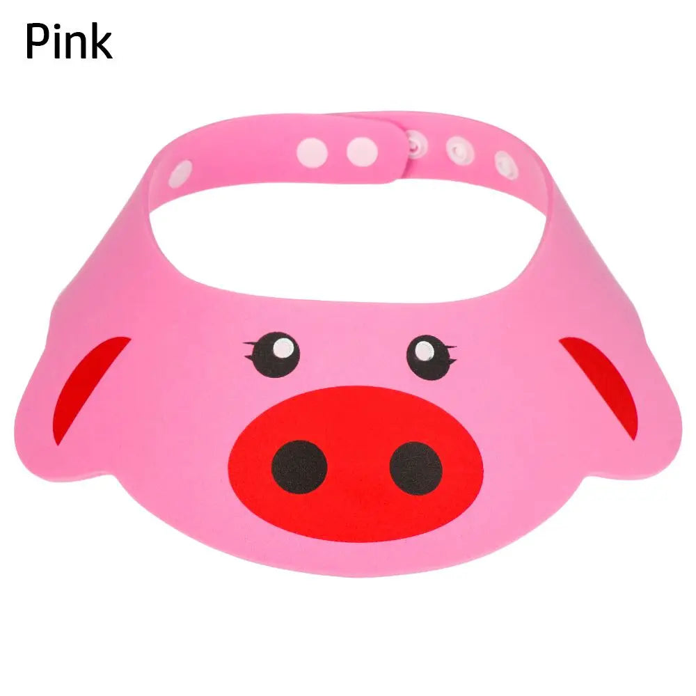 Adjustable Cartoon Baby Shower Shampoo Cap