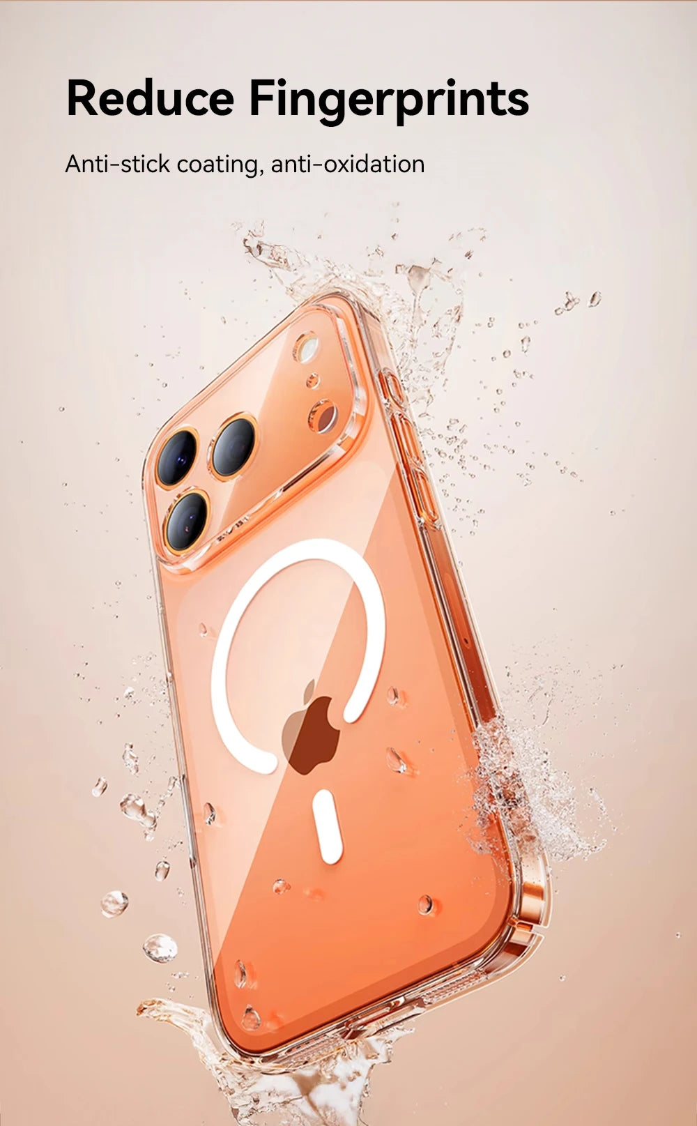 Joyroom Magnetic Case For iPhone 17 16 Pro Max Case Anti Yellow Transparent Cover For iPhone 17 Pro Wireless Charger Thin Cover