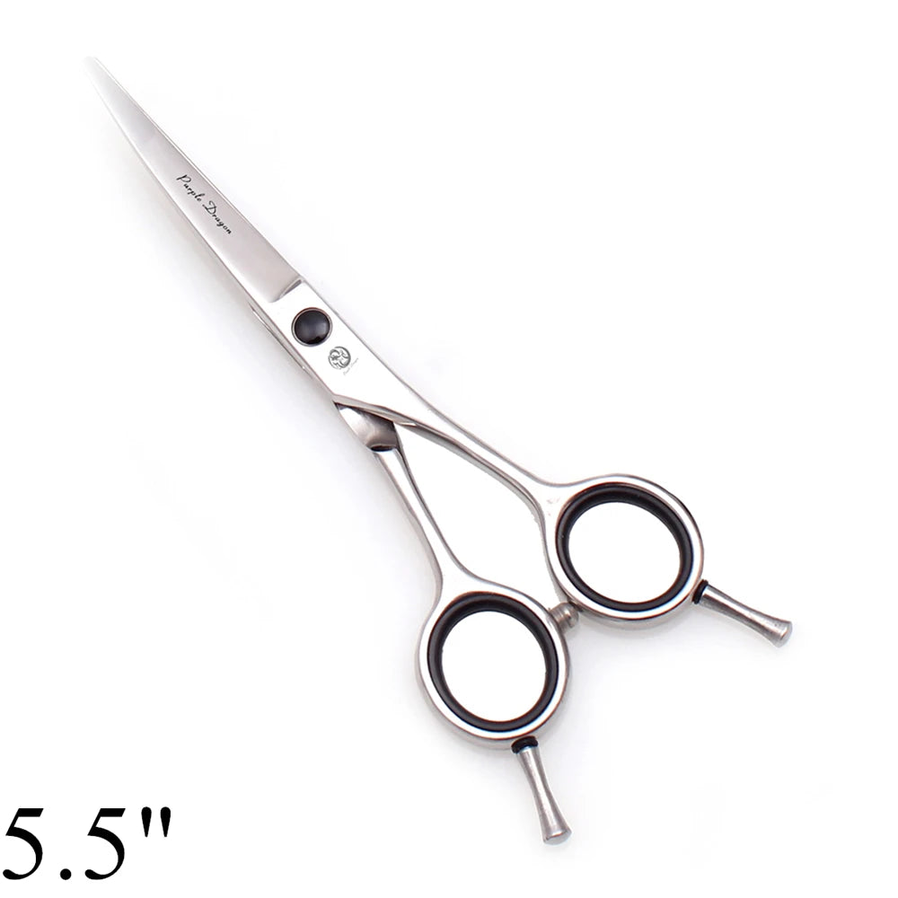 Dog Grooming Scissors Professional 5.5" 6" 7" 8" JP Stainless Bend UP Scissors Up Curved Shears Pet Scissors Animal Shears Z1028