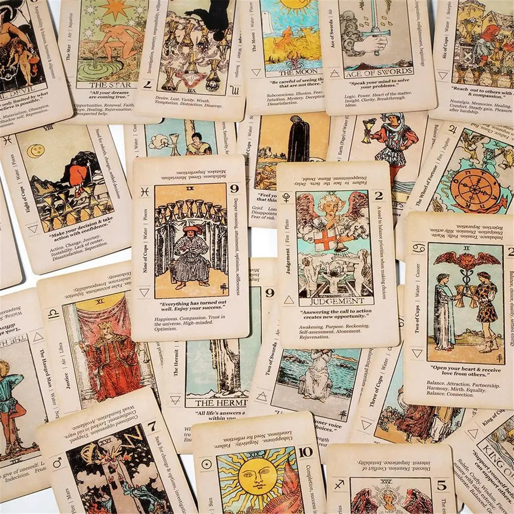 HOT Meanings Tarot Cards for Beginners on Them on
