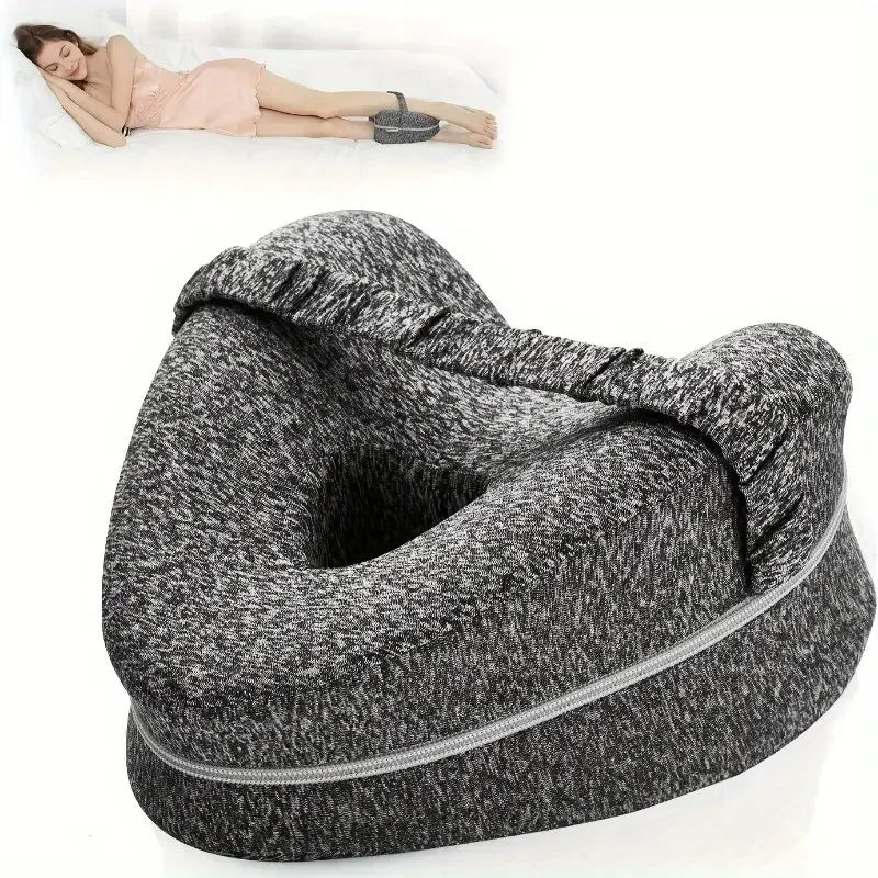 Slow Rebound Pillow，Slow Rebound Heart-Shaped Couple's Pillow for Leg Support - Ideal for Women As A Knee Cushion