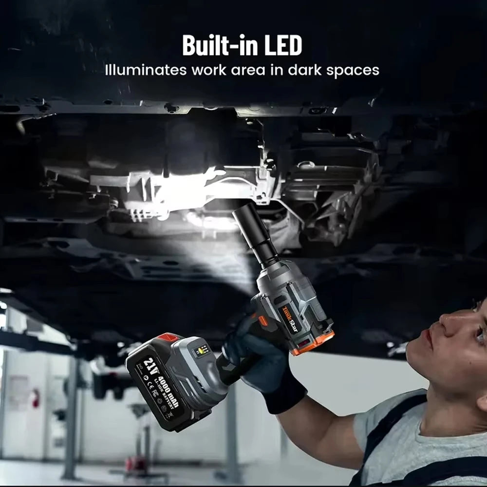 Taskstar 1200N.M Brushless Electric Impact Wrench Cordless Car Repair