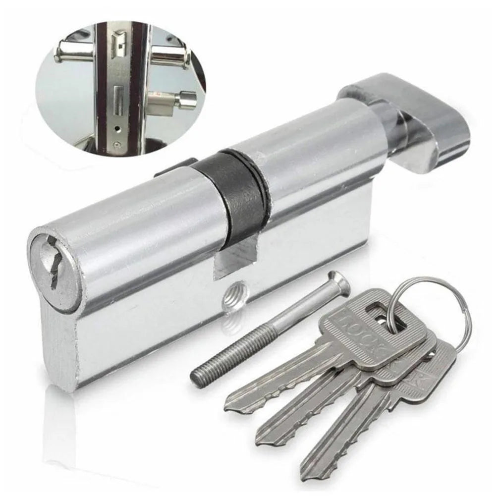 Anti-Theft Door Cylinder Lock with 3 Keys