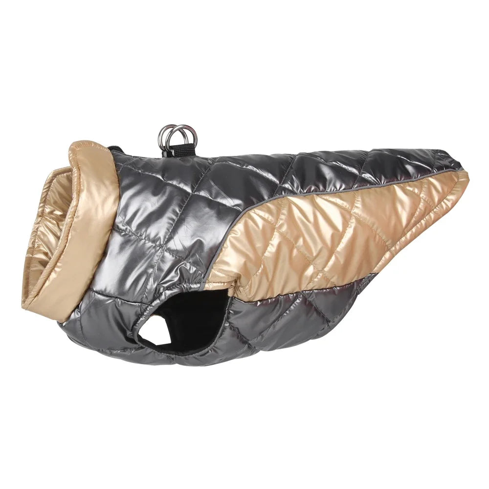 Pet Dog Clothes Waterproof Winter Warm Puppy Jacket Coat with D-ring Reflective Windproof Vest Outfits Chihuahua Pug Costume