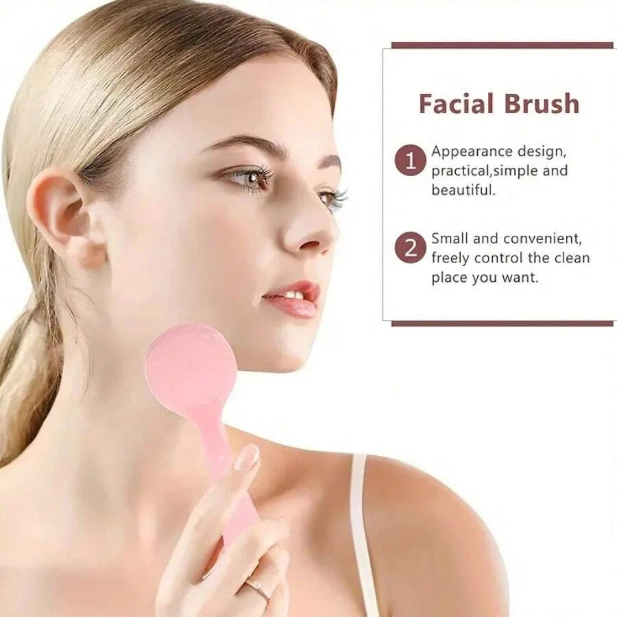 1/3/6Pcs Silicone Facial Cleansing Brushes Set - Gentle Exfoliating