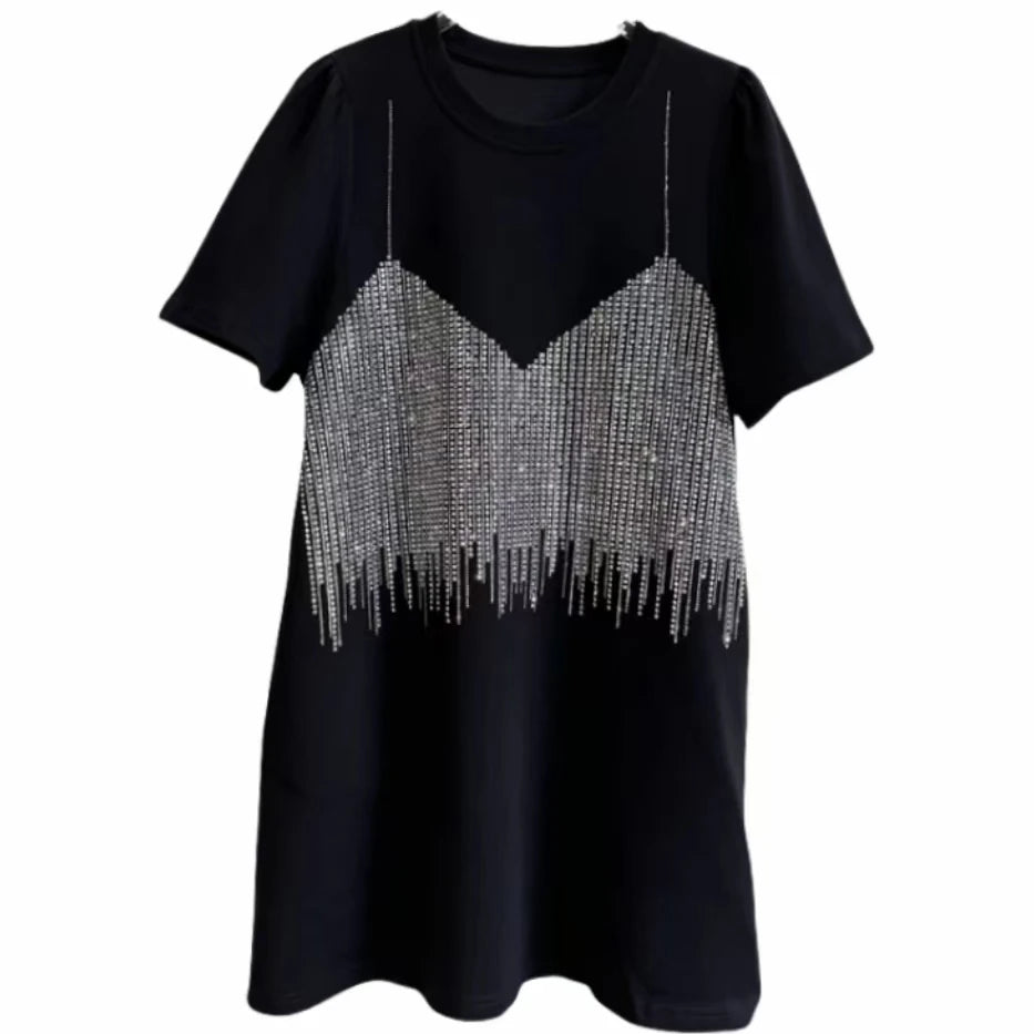 Black y2k Clothes 100% Cotton T-shirt Short Sleeve graphic t shirts Women's t-shirt korean popular clothes