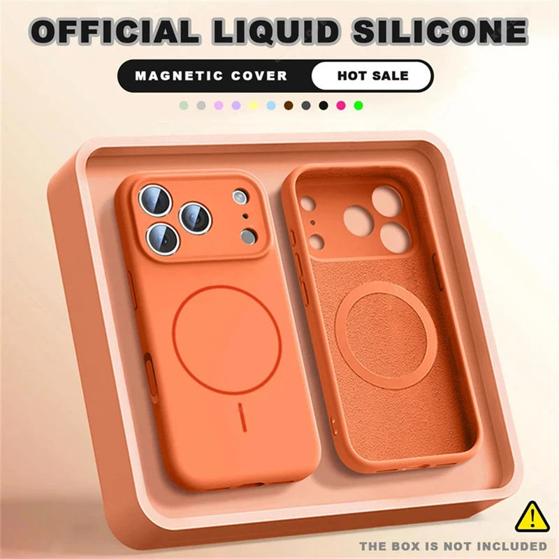 For Magsafe Liquid Silicone Phone Cases For iPhone 18
